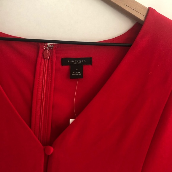 NWT Red Ann Taylor Dress - Picture 3 of 7